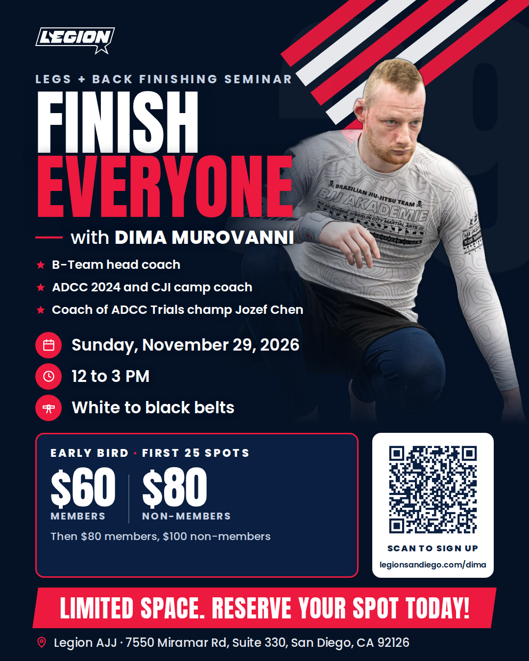Finish Everyone seminar with Dima Murovanni flyer