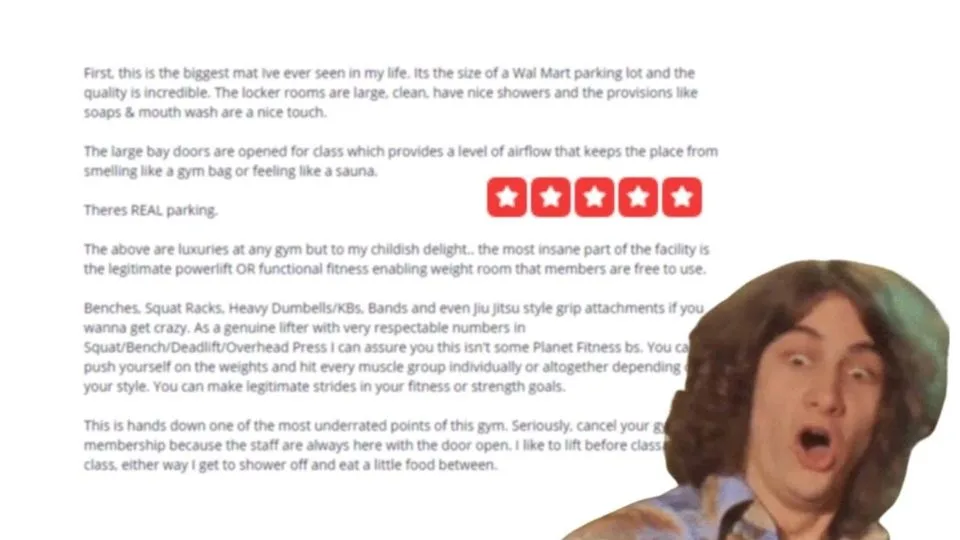 The longest Yelp review in Legion history 1 Legion American Jiu Jitsu San Diego Reviews Featured Image