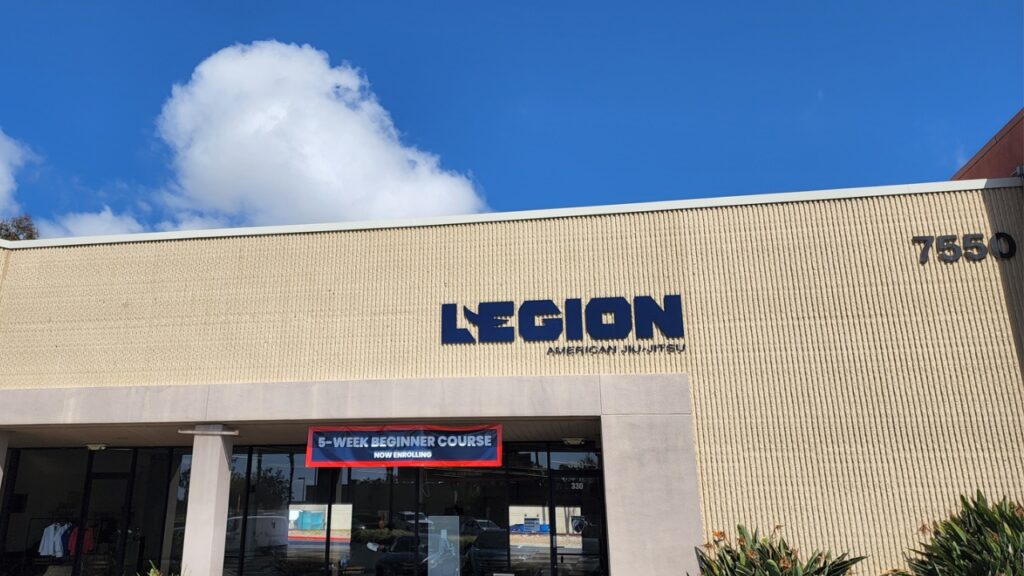 Legion American Jiu Jitsu Entrance