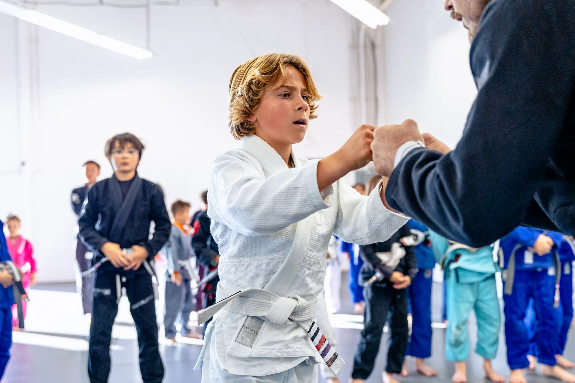 Kids training jiu-jitsu at Legion AJJ in Mira Mesa, San Diego