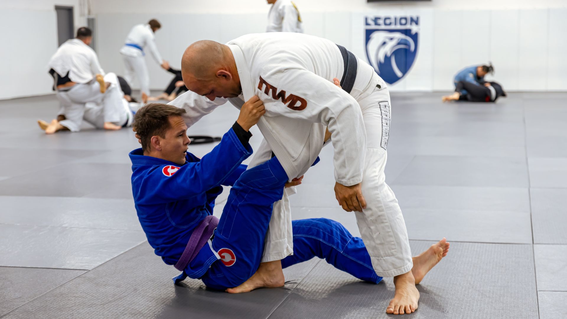 training at Legion American Jiu Jitsu San Diego hq