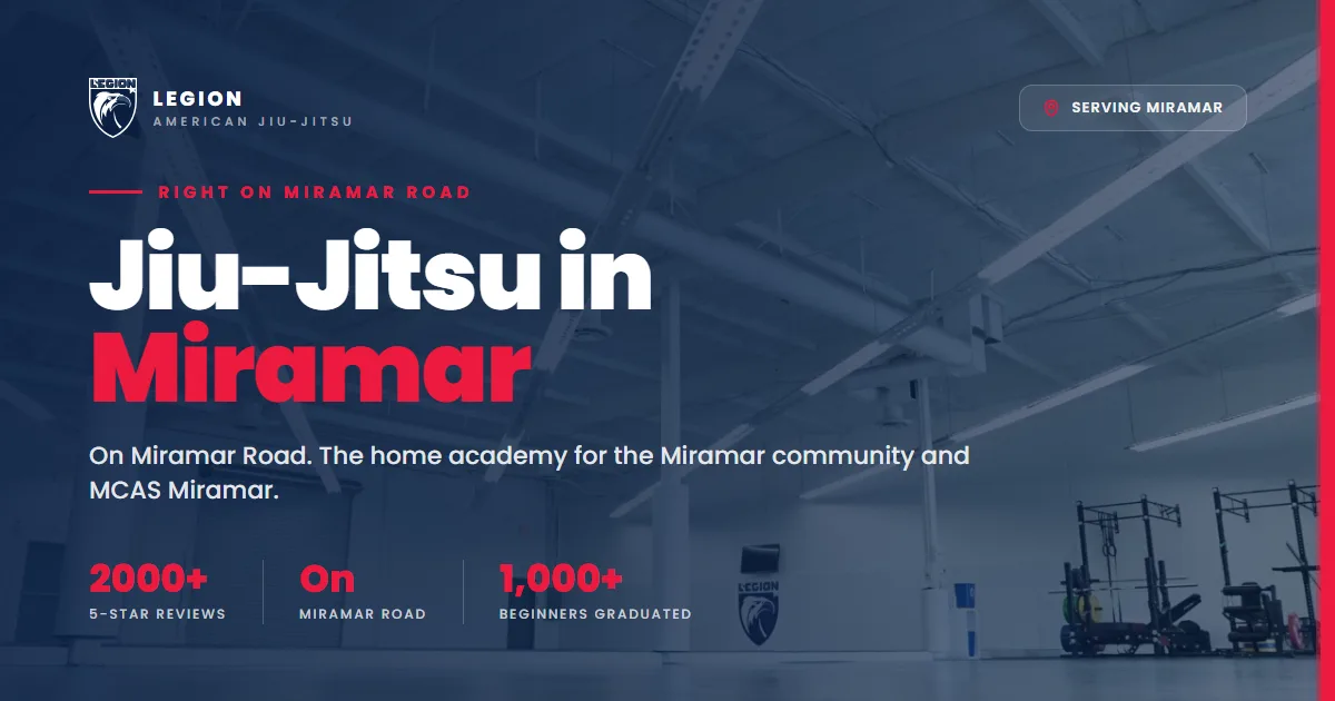 Legion American Jiu-Jitsu academy on Miramar Road in San Diego